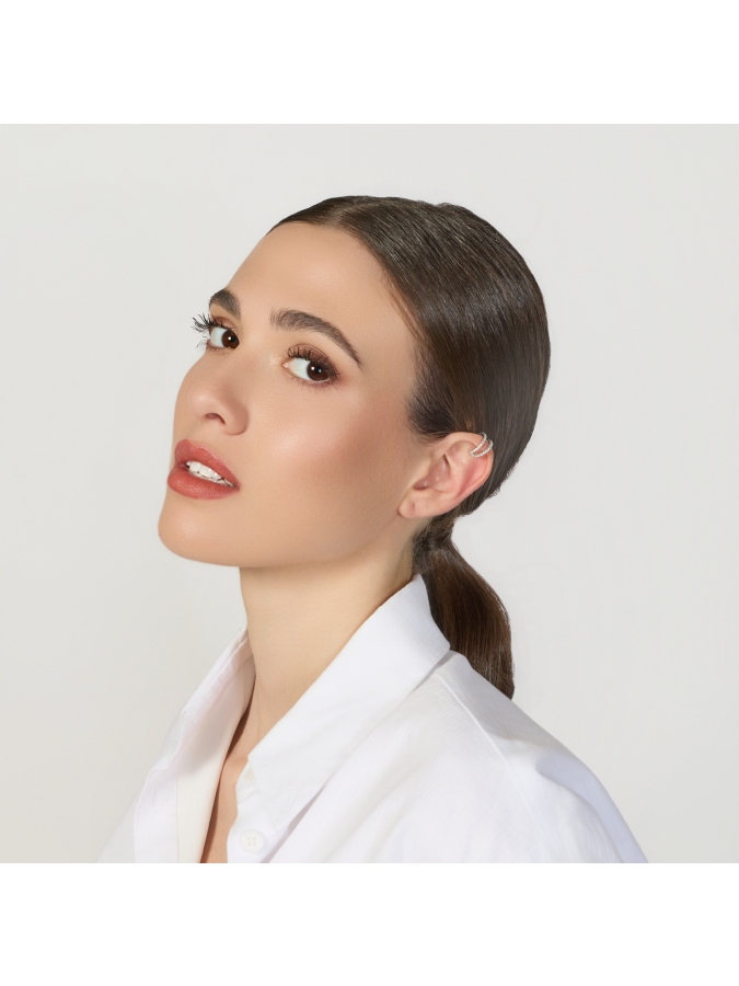 Orecchini Luxury Ear Cuff in Argento e Zirconi