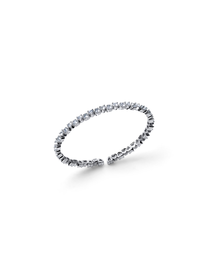 Bracciale Bangle Luxury con Cuori