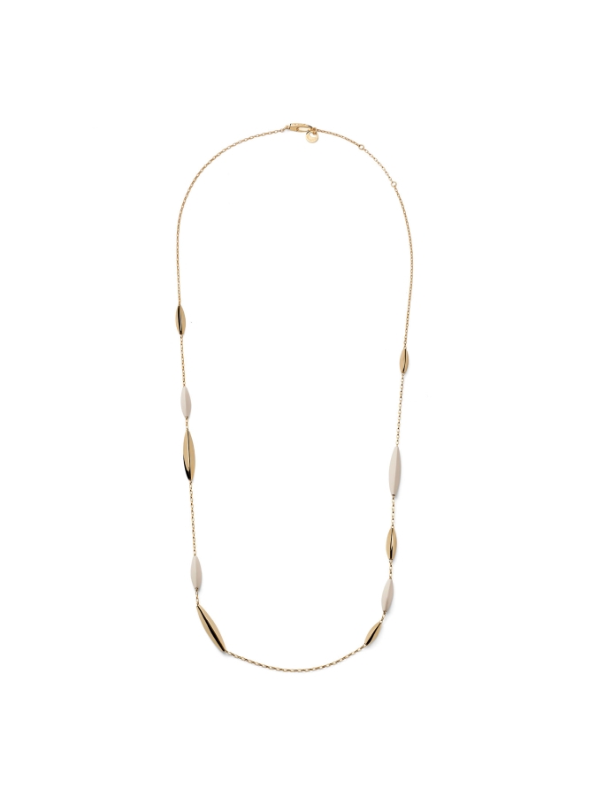 Collana Aria Lunga in Argento Dorato
