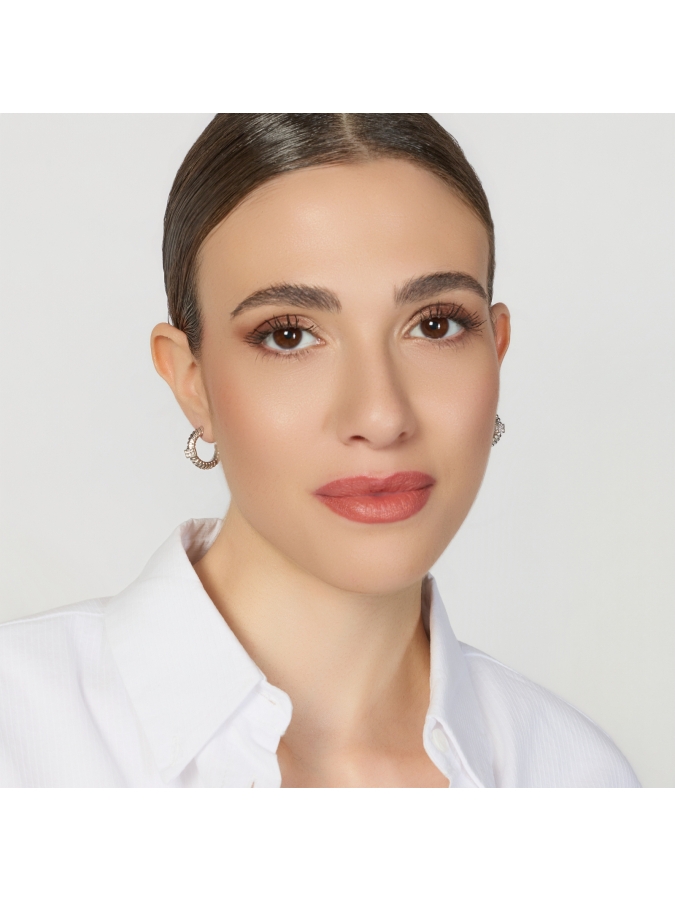 Orecchini Premium in Argento e Pavé
