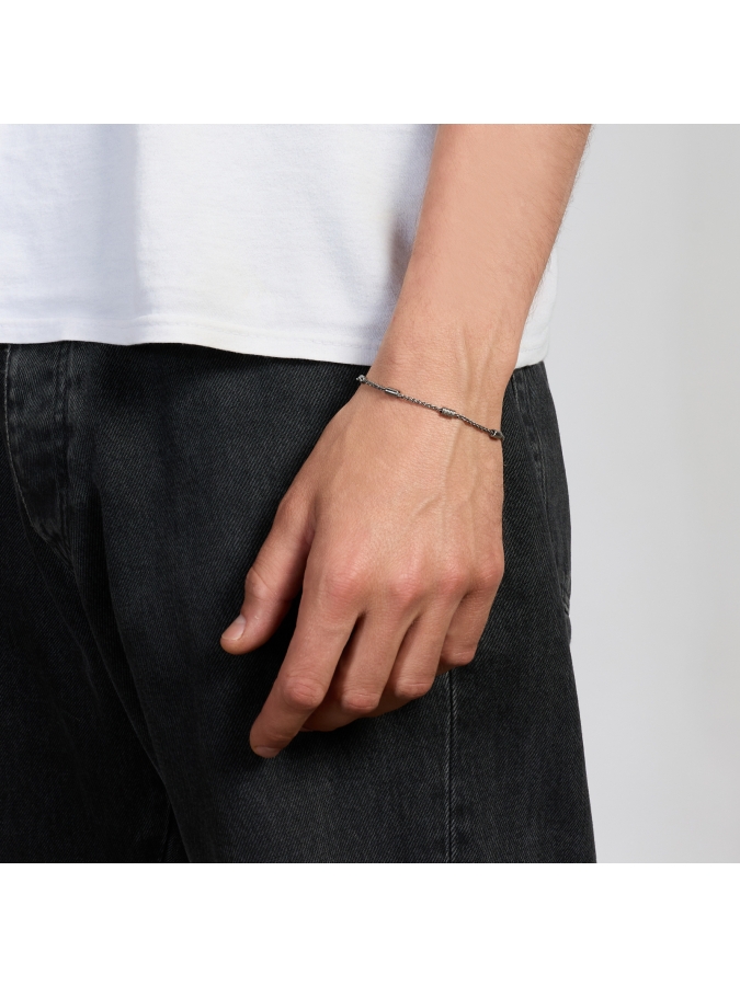 Bracciale Fantasia in Argento Brunito