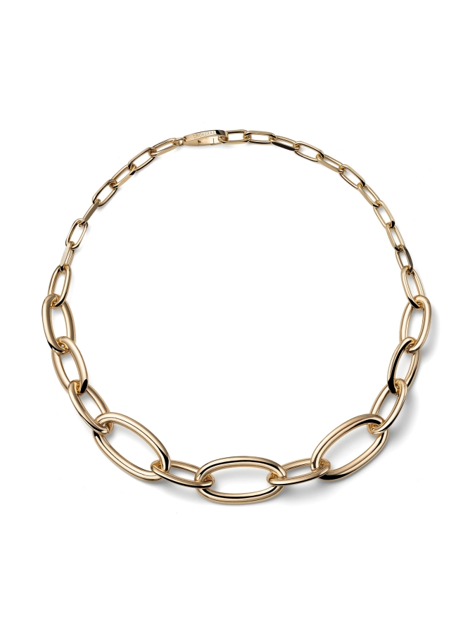 Collana in Catena Ovale Dorata