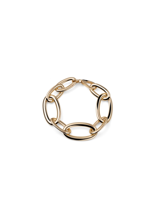Bracciale Catena Ovale Maxi Dorata