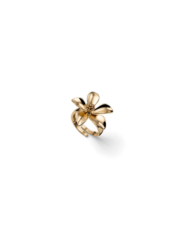 Anello Anemone Dorato