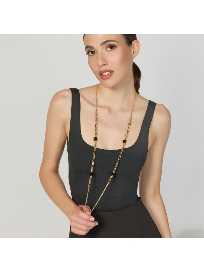 Collana Lunga Joya con Onice