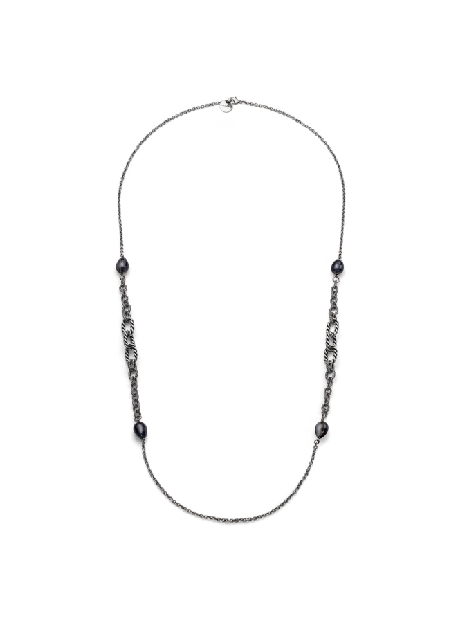 Collana Joya Torchon e Agata Striata