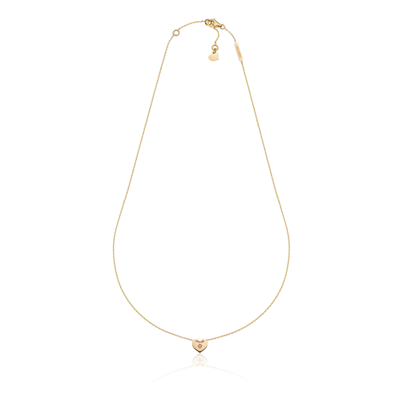 Unoaerre Collana in oro a forma di cuore | UNOAERRE Gioielli