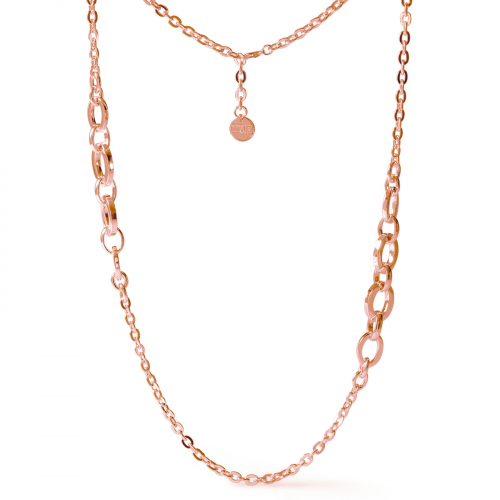 Collana in bronzo dorato rosa 512205