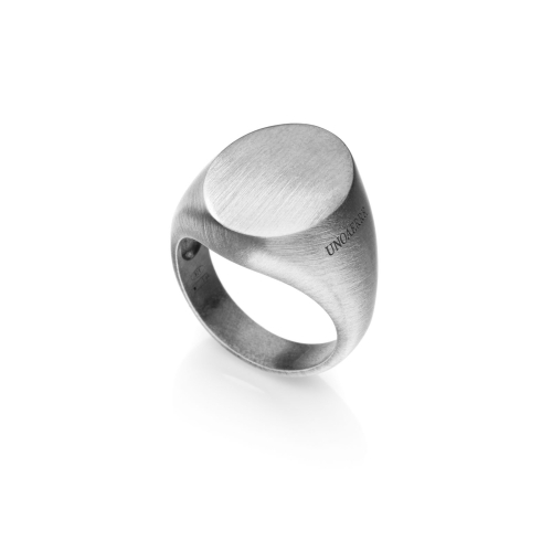 Anello chevalier uomo argento outlet